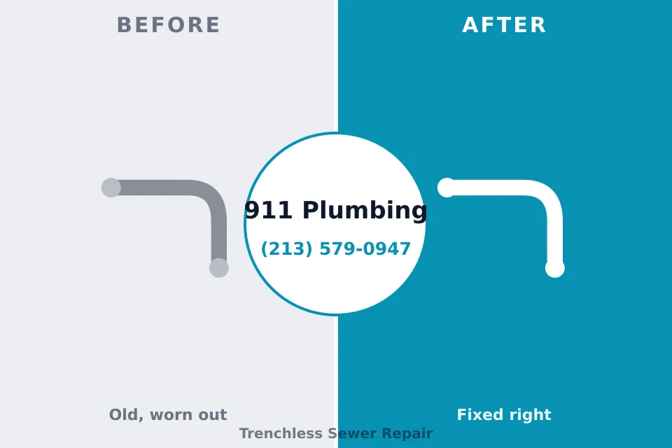 Before and after: plumbing repair Hawkinsville, GA